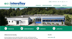 Desktop Screenshot of interalloy.ch